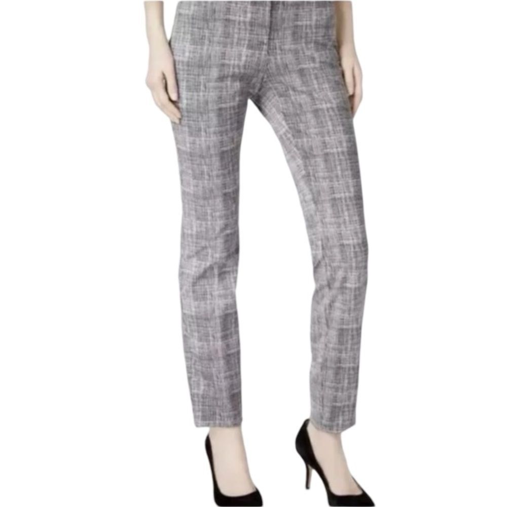 Alfani Bi-stretch Skinny Leg Comfort Waist Pants Black White. Size 10 NWOT - Picture 1 of 5